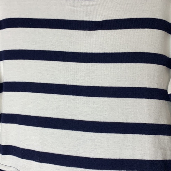 🍁 3/$15 NEW NWT Gap Kids Navy Blue Half Stripped Knit Dress Size Small (6/7) - Picture 6 of 17